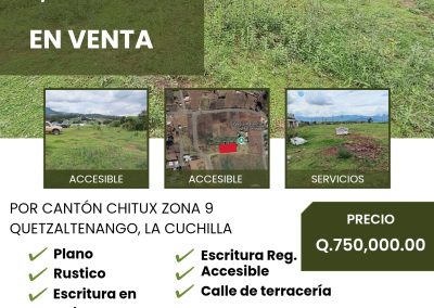 Cuerda y Media Chitux Zona 9 Quetzaltenango