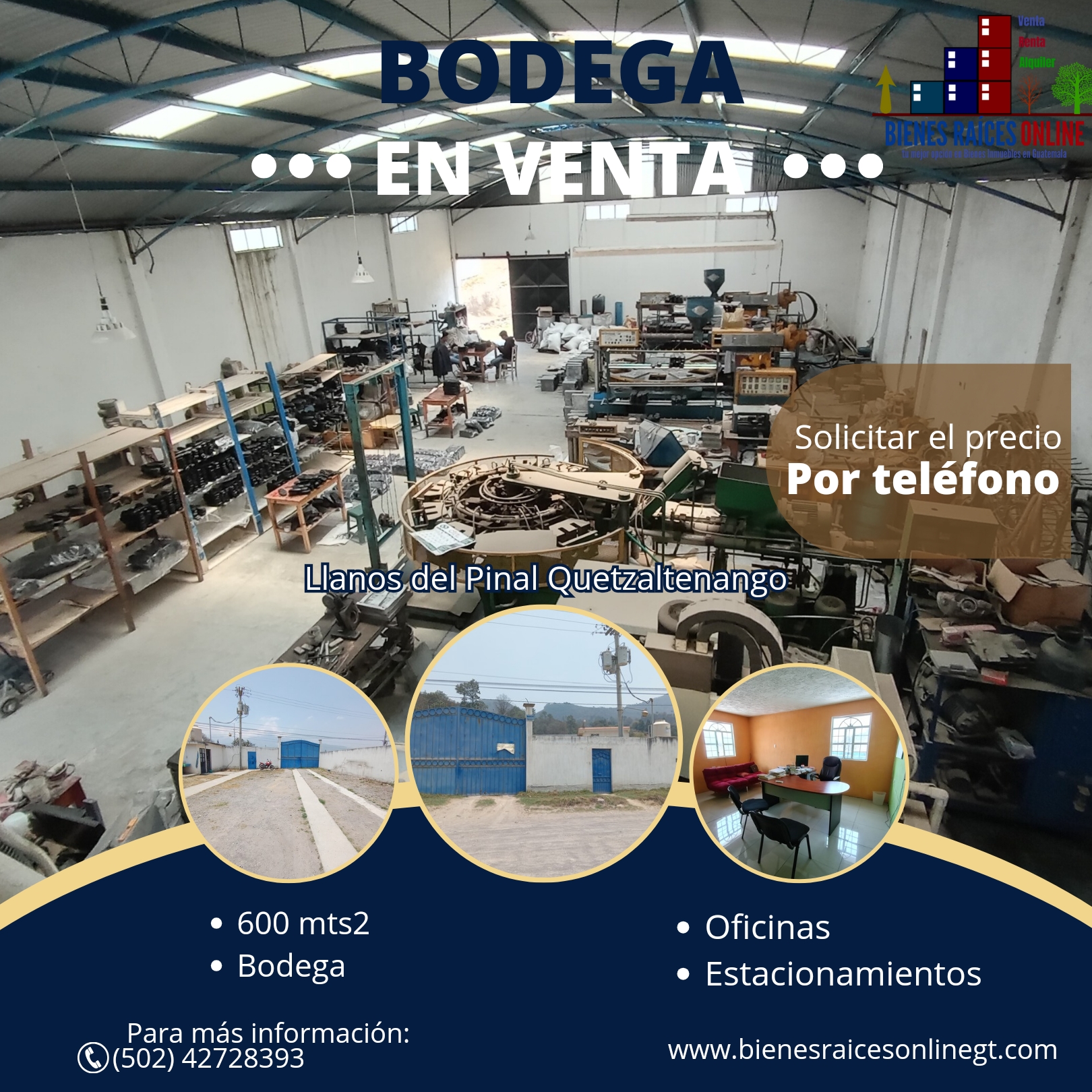 Bodega en Venta Quetzaltenango