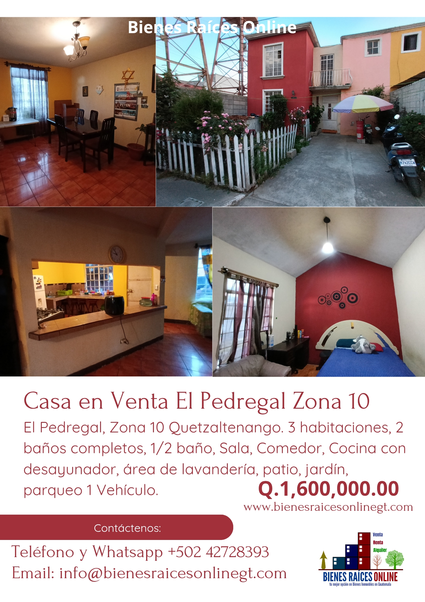 Casa El Pedregal Zona 10 Quetzaltenango
