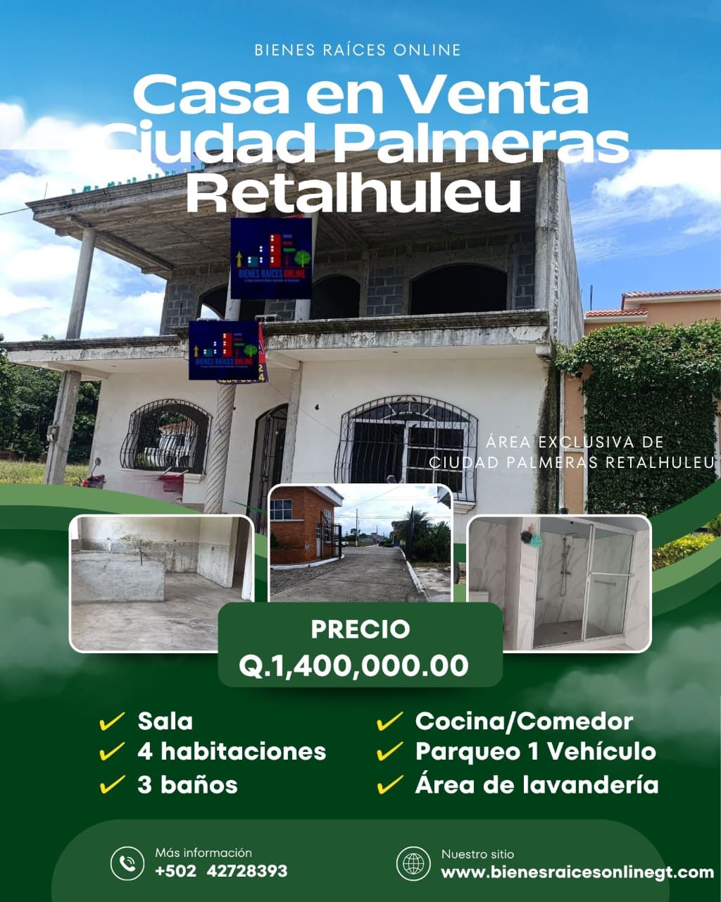 Casa en Venta Ciudad Palmeras Retalhuleu Casa en Venta Ciudad Palmeras Retalhuleu