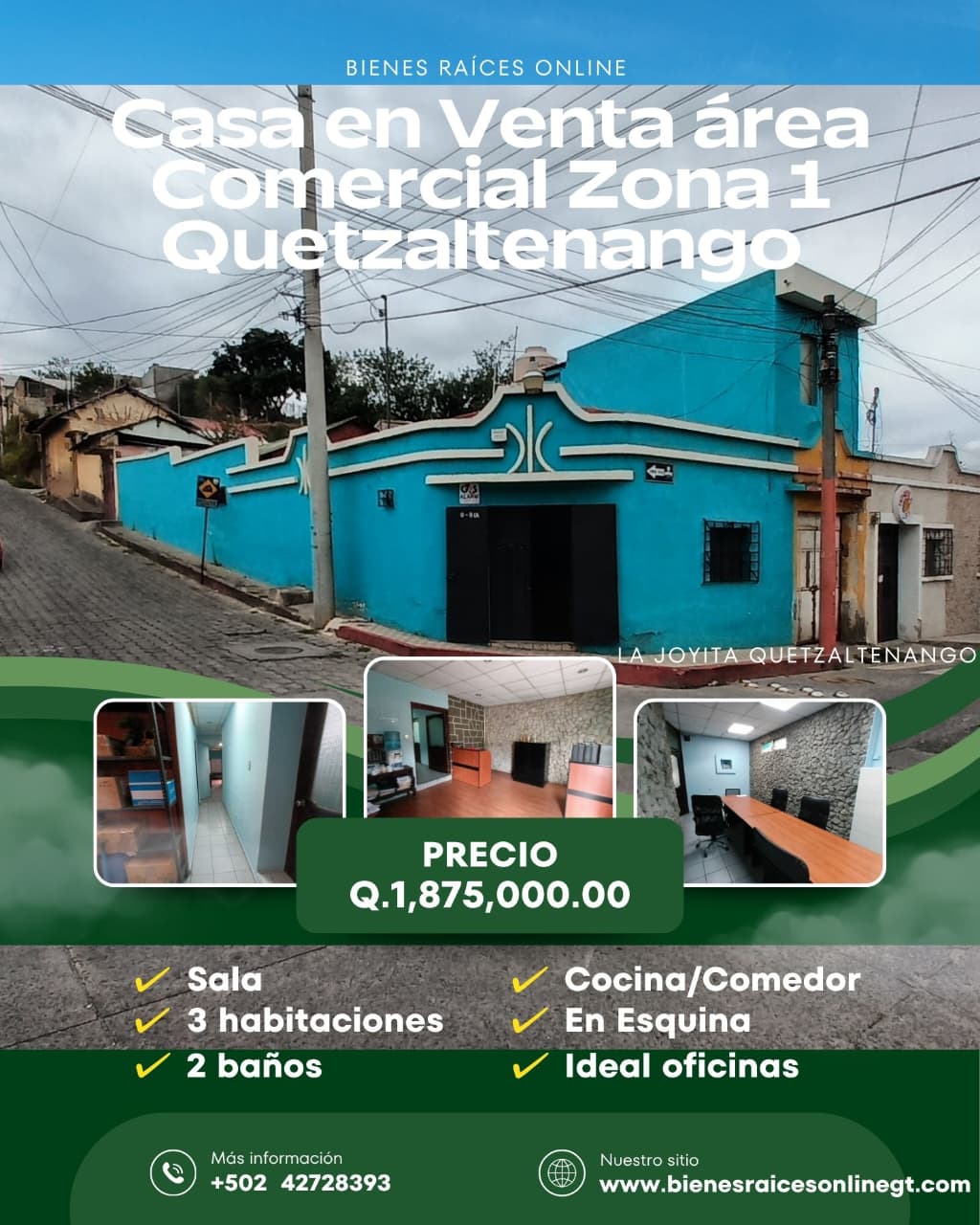 Casa en Venta La Joyita Zona 1 Quetzaltenango Casa en Venta La Joyita Zona 1 Quetzaltenango