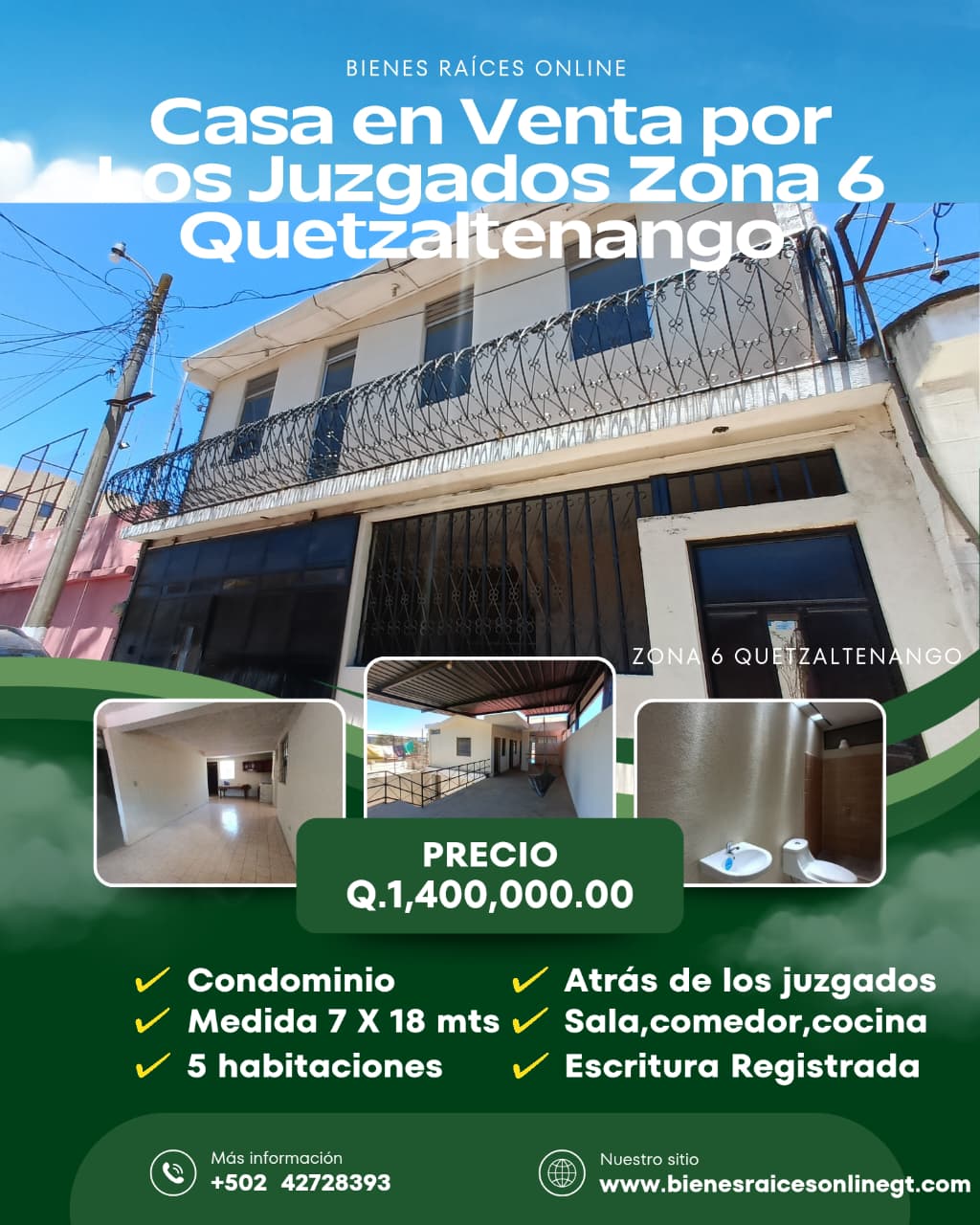 Casa en Venta Zona 6 Quetzaltenango