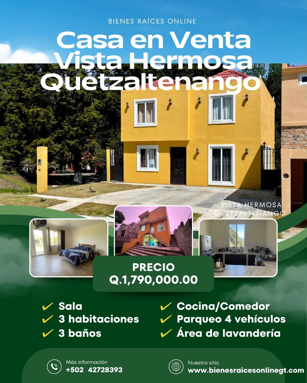 Casa en Venta Vista Hermosa Quetzaltenango