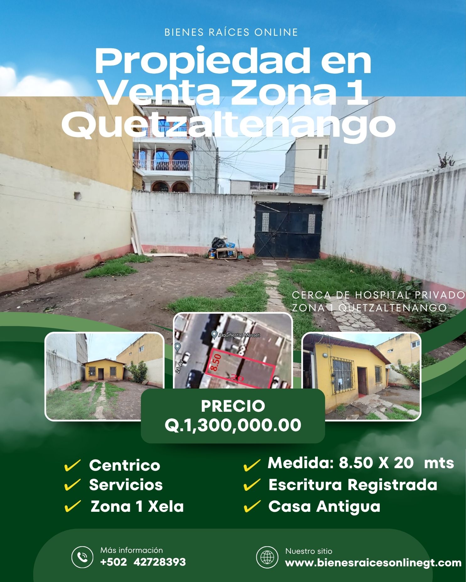 Lote cerca de Hospital Privado Quetzaltenango