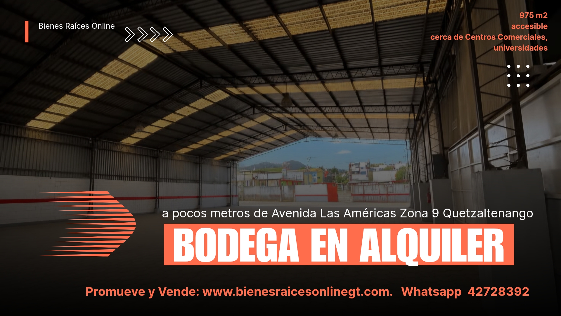 Bodega en Alquiler Avenida Las Américas Zona 9 Quetzaltenango
